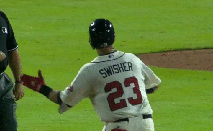 Nick Swisher Chopping : r/Braves