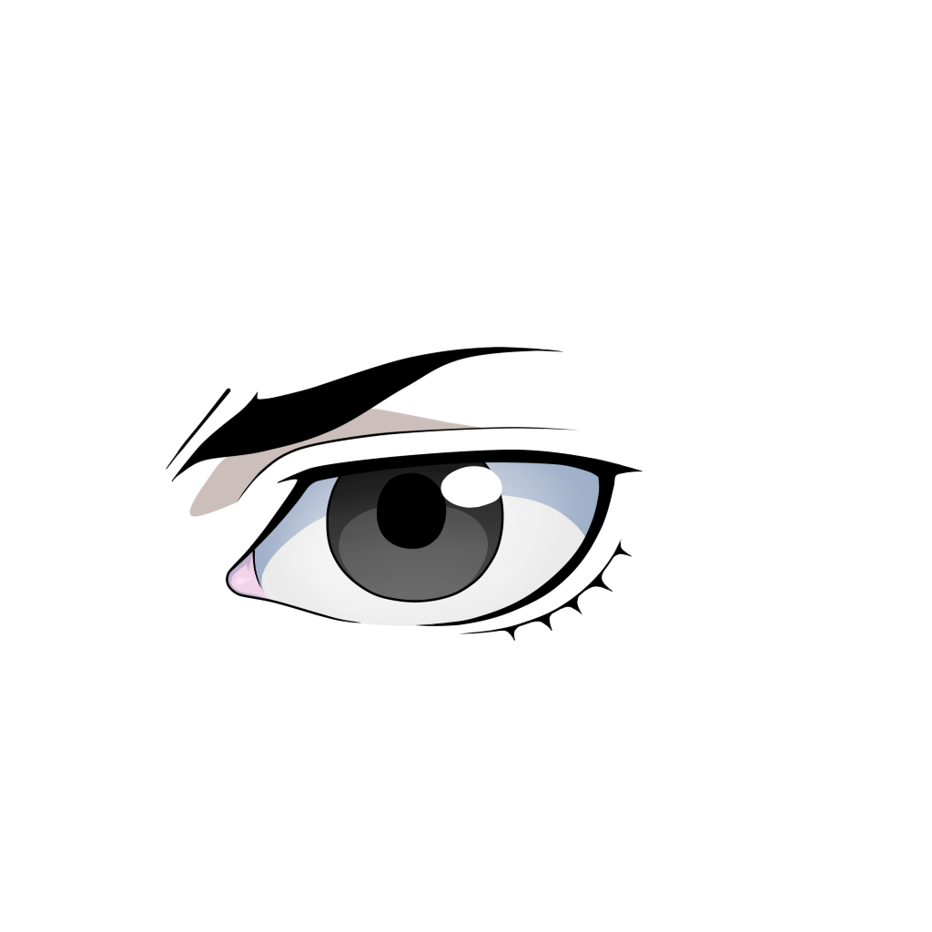 Png Anime Eyes - Eyelash clipart eyelid, Eyelash eyelid Transparent