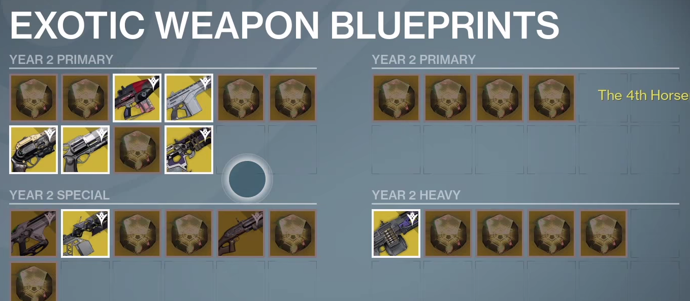 unkilled legendary weapons blueprints