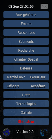 Un tout nouveau menus, simple et efficace.