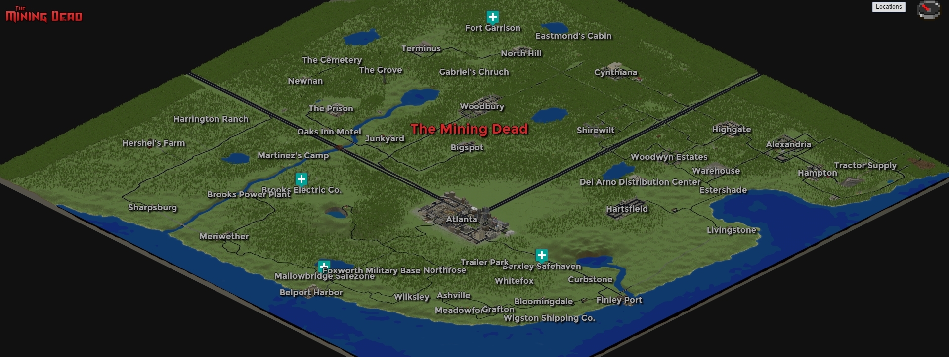 atlanta crafting dead map download