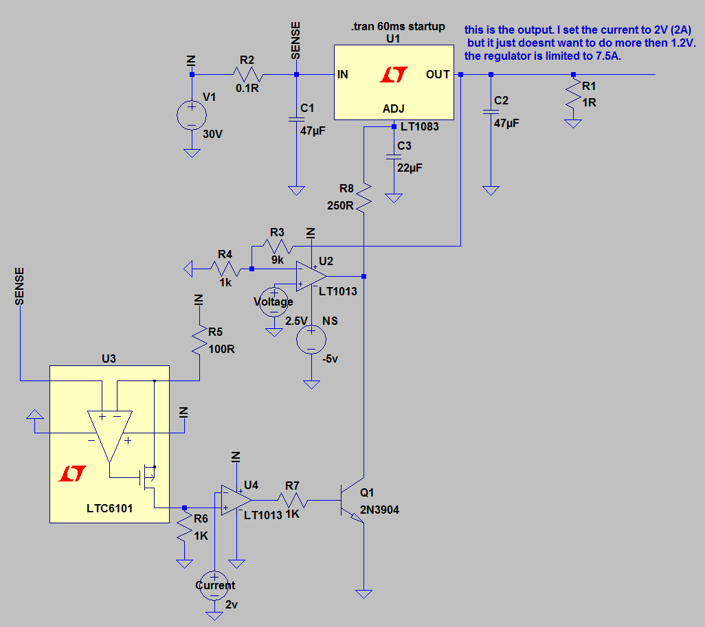 Lt1083 характеристики схема